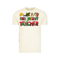 One Merry Teacher Vintage Tee | Teevron