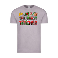 Vintage Zinc one merry teacher Vintage Tee - AdoDesignShop