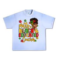 Grape Ice pretty black and educated teacher Urban Heavy Tee - Artiststas