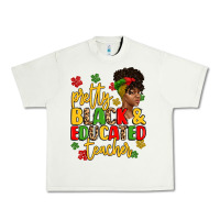 Pistachio pretty black and educated teacher Urban Heavy Tee - Artiststas
