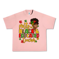 Salmon pretty black and educated teacher Urban Heavy Tee - Artiststas