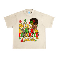 Sandshell pretty black and educated teacher Urban Heavy Tee - Artiststas