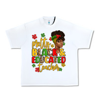 White pretty black and educated teacher Urban Heavy Tee - Artiststas