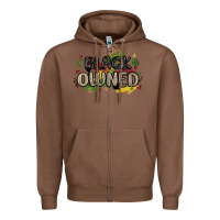 Chestnut black owned Zipper Hoodie - MaliasSmallBusiness
