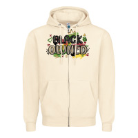 Sandshell black owned Zipper Hoodie - MaliasSmallBusiness