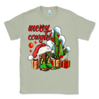 Matcha merry cowgirl  boots and cactus with gifts Classic Tee - AdoDesignShop