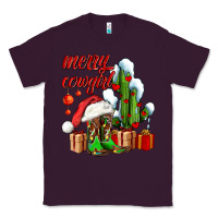 Plum merry cowgirl  boots and cactus with gifts Classic Tee - AdoDesignShop