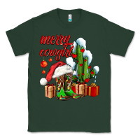 Sports Green merry cowgirl  boots and cactus with gifts Classic Tee - AdoDesignShop