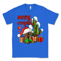 True Royal merry cowgirl  boots and cactus with gifts Classic Tee - AdoDesignShop