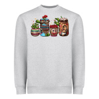 Heather Grey mexican coffee Heavyweight Sweatshirt - JahusDesignShop