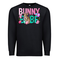 Black Bunny Babe Easter Premium Sweatshirt - BundleAndBundleShop