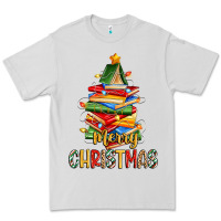 Dove Grey book christmas tree merry christmas Premium Tee - Zillion Design Studio