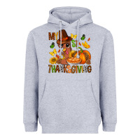 Heather Grey my first thanksgiving bbs Heavyweight Hoodie - BundleAndBundleShop