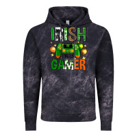 Cloud Black irish i was gamer st. patricks day Vintage Hoodie - Neo Western