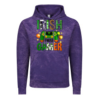 Cloud Purple irish i was gamer st. patricks day Vintage Hoodie - Neo Western