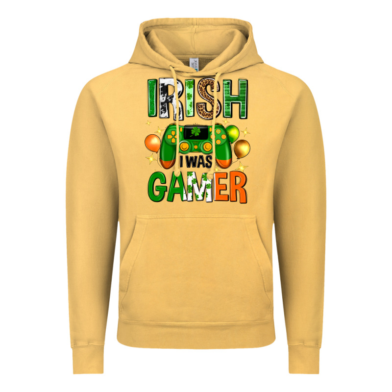 Irish I Was Gamer St. Patricks Day Vintage Hoodie by Neo Western | Teevron