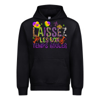 Black Loissez les bon temps rouler with balloon Urban Hoodie - HowdyJamesFarm