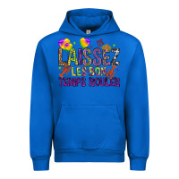 Cobalt Loissez les bon temps rouler with balloon Urban Hoodie - HowdyJamesFarm