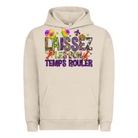 Pigment French Oak Loissez les bon temps rouler with balloon Urban Hoodie - HowdyJamesFarm