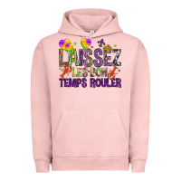 Pigment Salmon Loissez les bon temps rouler with balloon Urban Hoodie - HowdyJamesFarm