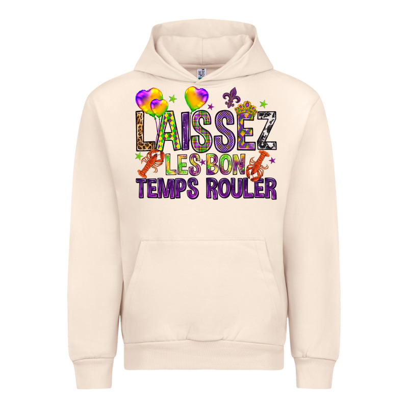 Loissez Les Bon Temps Rouler With Balloon Urban Hoodie by HowdyJamesFarm | Teevron