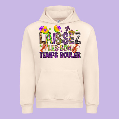Loissez Les Bon Temps Rouler With Balloon Urban Hoodie Designed By Howdyjamesfarm