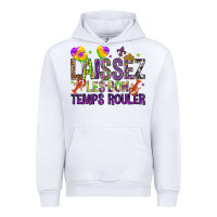 White Loissez les bon temps rouler with balloon Urban Hoodie - HowdyJamesFarm