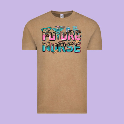 Future Nurse Vintage Tee Designed By Adodesignshop