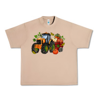 Burro fall tractor with pumpkin Urban Heavy Tee - AdoDesignShop