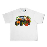 Lunar Rock fall tractor with pumpkin Urban Heavy Tee - AdoDesignShop