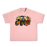 Salmon fall tractor with pumpkin Urban Heavy Tee - AdoDesignShop