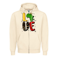 Sandshell africa love Zipper Hoodie - MaliasSmallBusiness