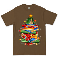 Cacao book christmas tree Premium Tee - Zillion Design Studio