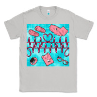 Moon Dust nurse heart beat seamless pattern Classic Tee - BundleAndBundleShop