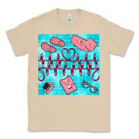 Mushroom nurse heart beat seamless pattern Classic Tee - BundleAndBundleShop