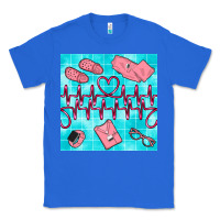 True Royal nurse heart beat seamless pattern Classic Tee - BundleAndBundleShop