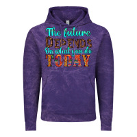 Cloud Purple the future on what you do today Vintage Hoodie - HRA Design Shop
