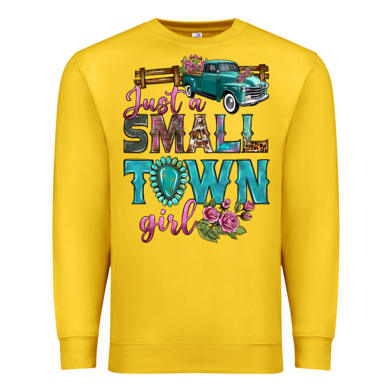 Just A Small Town Girl With Truck Premium Sweatshirt by BundleAndBundleShop | Teevron