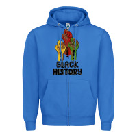 True Royal black history malia Zipper Hoodie - MaliasSmallBusiness