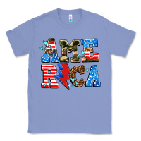 Colony Blue america with heart Classic Tee - AdoDesignShop