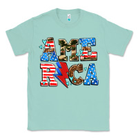 Seafoam america with heart Classic Tee - AdoDesignShop