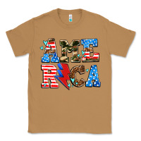 Toasted Coconut america with heart Classic Tee - AdoDesignShop
