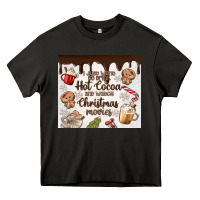 Asphalt i just want to drink hot cocoa Heavy Core Tee - MaliasSmallBusiness