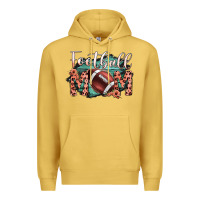 Antique Gold Football Mom Premium Hoodie - Bettercallsaul