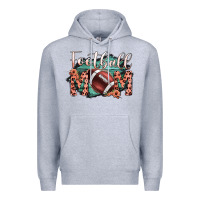 Heather Grey Football Mom Premium Hoodie - Bettercallsaul