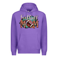 Purple Football Mom Premium Hoodie - Bettercallsaul
