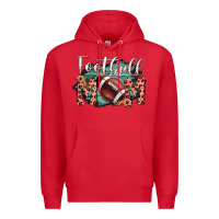 Red Football Mom Premium Hoodie - Bettercallsaul
