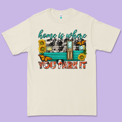 Home Is Where  You Park It Premium Tee Designed By Texasbilliewilder