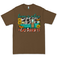 Cacao home is where  you park it Premium Tee - texasbilliewilder