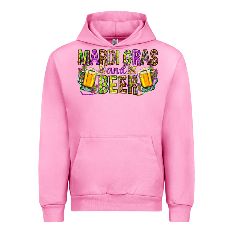 Mardi Gras And Beer Urban Hoodie by HowdyJamesFarm | Teevron